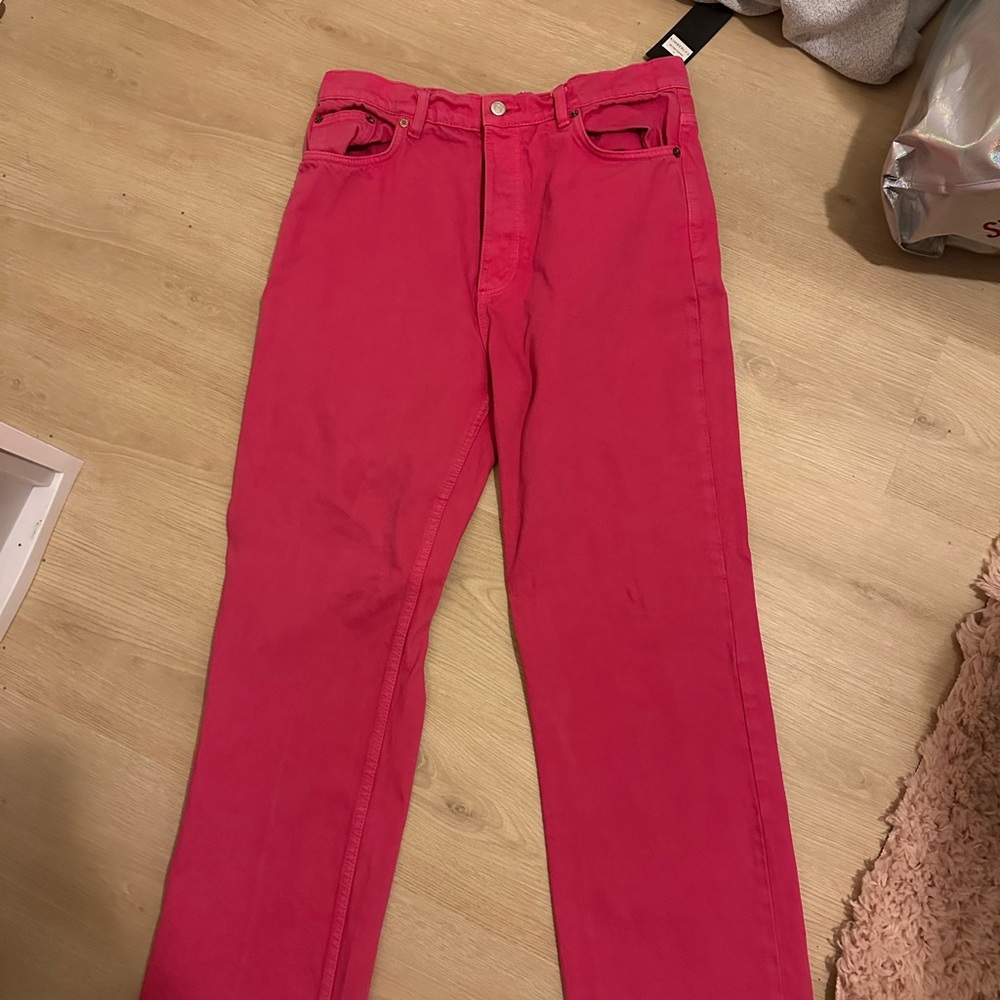 Vibrant Pink Women's Jeans